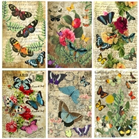 Vintage Butterflies and Florals  Mini Matchboxes