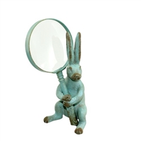 Rabbit Stand w/Magnifying Glass