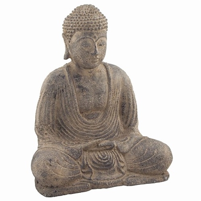 Stone Cast Meditating Buddha