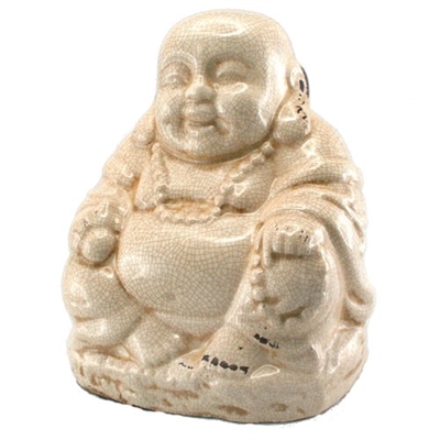 Crackle Ecru Buddha