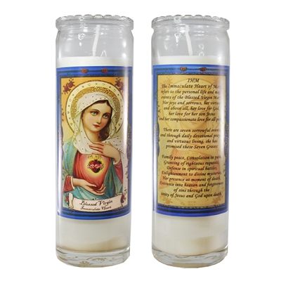 Mary of 7 Graces Candle Jar