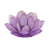Pastel Lavender Lotus Capiz Shell Tea Light Holder