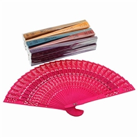Scented Colorful Wood Fans
