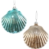 Clam Shell Glass Ornament