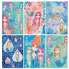 Watercolor Mermaids Mini Matchbox Asst 60Pk