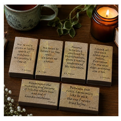 Words Of Wisdom Mini Matchbox