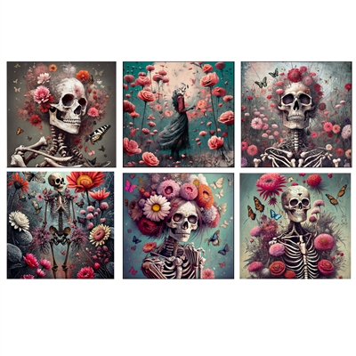 Spring Skulls Matchbox