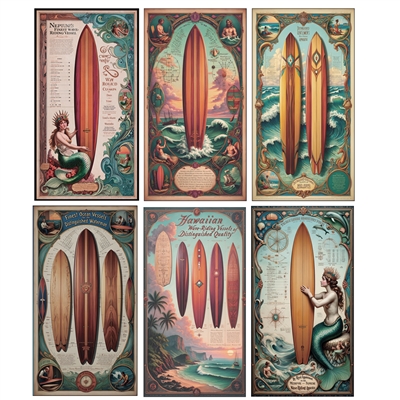 Vintage Surfboards Matchboxs