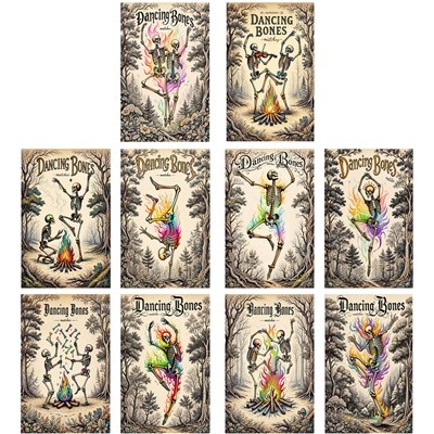 Dancing Bones Mini Matchbox