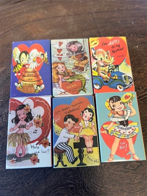 Vintage Valentine Mini Matchbox