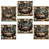 Pirate Party Matchbox  Square