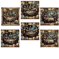 Pirate Party Matchbox  Square