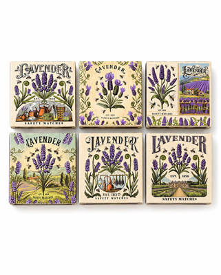 Lavender Fields Matchboxes