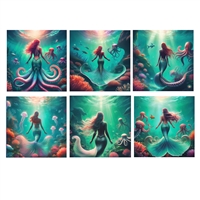 Mermaid Nirvana Square Matchbox
