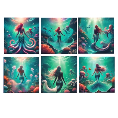 Mermaid Nirvana Square Matchbox
