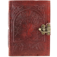 Embossed Tree of Life Leather Journal