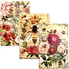 Vintage Honey Bee & Floral Journal