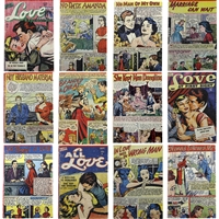 Vintage  Love Comics Mini Journal