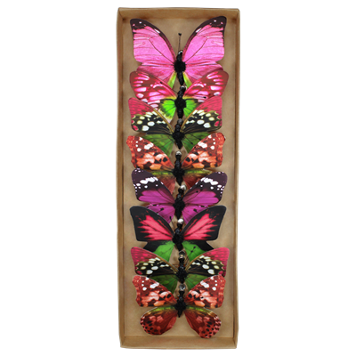 Forest Meadow Paper Butterfly Clips