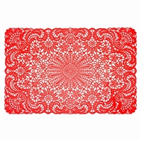 Red Vinyl Placemats