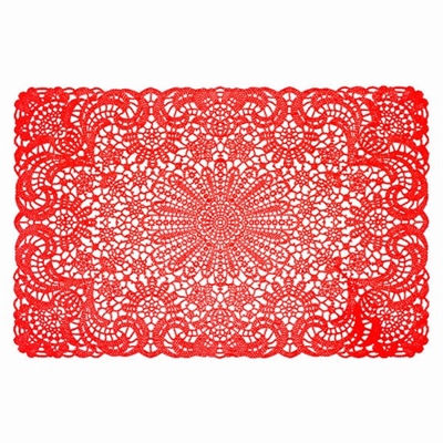 Red Vinyl Placemats