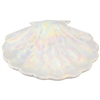 Pearla Shell Tray White Iridescent