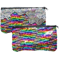 Mermaid Magic color changing rainbow sequin handbag