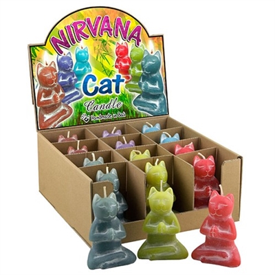 Nirvana Cat Candle Colors