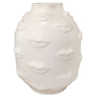 Mod Lips Ceramic Vase