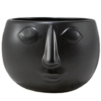 Mod Face Ceramic Pot