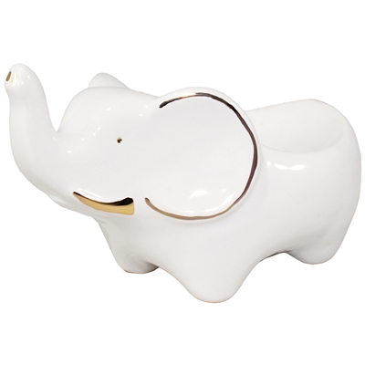 Baby Elephant Ceramic Holder