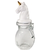 Unicorn Jar with Ceramic Topper