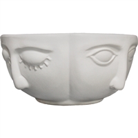 Two Faced Bowl Pot, Ceramic