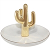 Golden Cactus Jewelry Tray