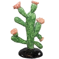 Blooming Cactus Figurine