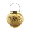 Zelmira Gold Metal Lantern