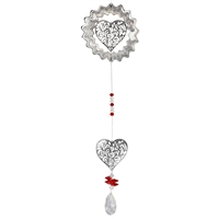 Two Hearts Chrystal Spinner