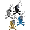 Sequin Skull Key Chain & Clip