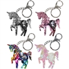 Sequin Unicorn Key Chain & Clip
