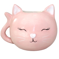 Pinky Cat Mini Cup Plant Holder