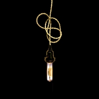 Hanging Lamp Cord Gold