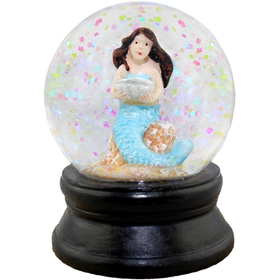Seashell Mermaid Snow Globe