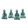 Sitting Buddha Blue Asst Set