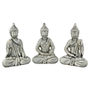 Grey Ceramic Buddha