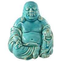 Happy Buddha Antique Blue