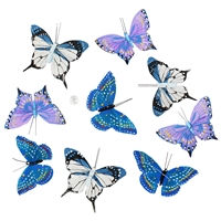 Blue Butterfly Garland