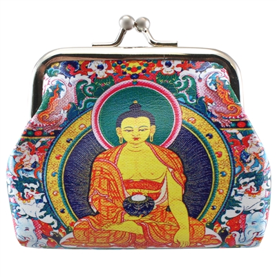 ADS*Buddha Clasp Coin Purse 1Dz