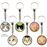 Pampered Cats Key Rings