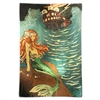 Serilda Mermaid Gold Glass Tray
