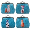Posing Cats Clasp Coin Purse